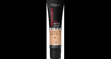 L’Oréal Paris Infaillible 32H Matte Cover Foundation - 145 - Foundation met een volledige dekking en een matte finish - 30 ml