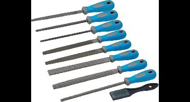 Silverline 9-delige vijl en rasp set