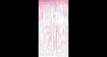 Boland - Foliegordijn Iriserend wit - Geen thema - Deurgordijn