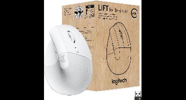 Logitech Lift for Business muis Rechtshandig RF-draadloos + Bluetooth Optisch 4000 DPI