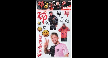 Knol Power Enzo Knol Wall Deco Stickers XXL - Muurdecoratie voor kinderen vanaf 3 jaar