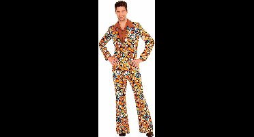 Jaren 70 kostuum groovy cirkels