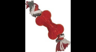 Play Strong rubber bot met floss 14 cm rood