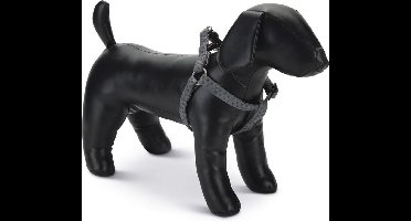 Beeztees - Hondentuig - Mac Leather - Grijs - 50-75 cm