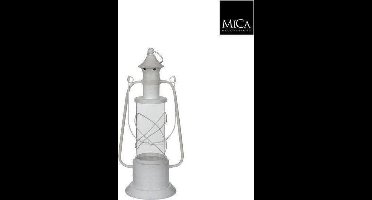 Mica Decorations - Lantaarn Granada 52 cm hoog - White wash