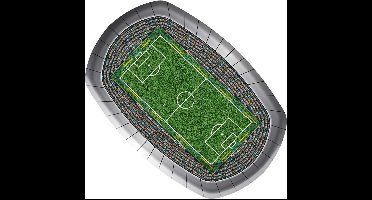 Folat Bordjes soccer party 23 cm 8 stuks