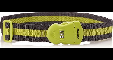 MasterLock Kofferriem cijferslot - 2m x 50mm - Groen/Zwart - 4701EURDGRN