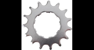 Vwp Tandwiel Opsteek 12t 1/2 X 3/32 Inch Plat Zilver