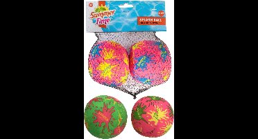 Summertime Splash Ball 10 cm (2 Stuks)