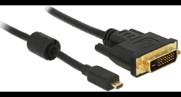 Micro HDMI naar DVI-D Dual Link kabel / zwart - 2 meter