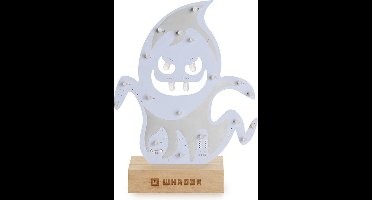 Whadda Soldeerkit, XL-printplaat, gruwelijk spook, met houder, educatief en creatief STEM-bouwpakket