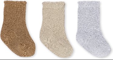 Konges Sløjd - Pointelle Sokken (set van 3) - Sokken - Tigers Eye