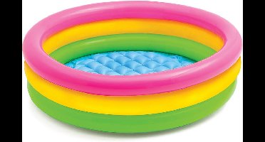 Intex zwembad Sunset Glow 3-ring 86x25cm (opblaasbare bodem)
