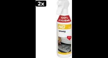 2x HG vetweg - 500ml -  krachtige ontvetter - veilig voor alle ondergronden - biologisch afbreekbaar