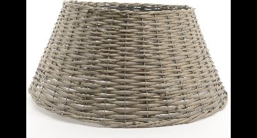 Decoris Kerstboomrok/kerstboommand - bruin - wilg hout - D70 x H28 cm - voor een kerstboom tot 240 cm