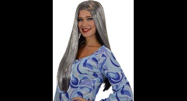 Witbaard Pruik Mariska Dames Grijs One-size