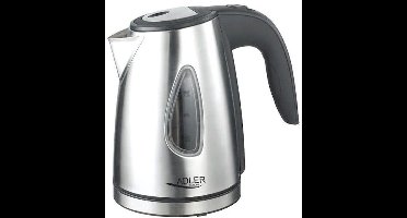 Adler AD 1203 - Elektrische waterkoker - snoerloos - RVS - 1.0 L