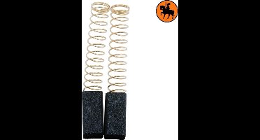 Koolborstelset voor Felisatti Schuurmachine TP602-2 - 6,35x6,35x13mm