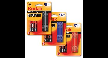 Kodak 9 LED zaklamp flashlight + 3x AAA