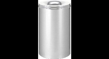 Vlamdovende Papierbak 110 liter Zilver