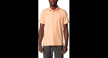 Columbia Tech Trail Polo Shirt 1768701882, Mannen, Oranje, Poloshirt, maat: S