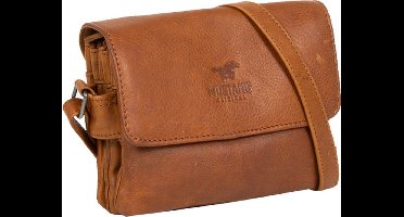 MUSTANG Leren Schoudertas Catania Crossbody Cognac Bruine