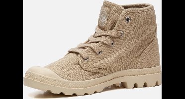 Palladium Pampa hi Veterschoenen beige Canvas - Dames - Maat 39