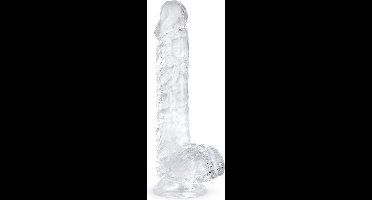 Jelly Dildo met Ballen - 15 cm