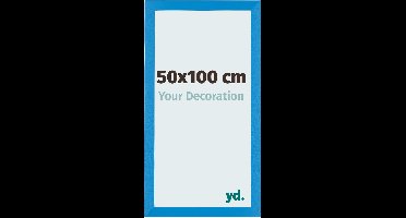 Your Decoration - Fotolijst 50x100 cm - MDF - Helder Blauw - Mura
