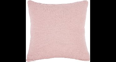 Present Time Sierkussen Zigzag - Roze - 45x45x15cm - Modern - Katoen - Moederdag - Moederdag cadeautje - Moederdag cadeau voor mama