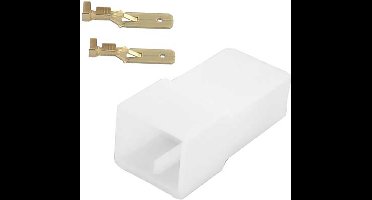 2 polig female connector set