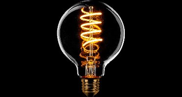 ETH Led Spiraal Globe 80mm E27 6W 3 stappen dimtone sceneswitch van 2200k-2400k-2700k helder 110+260+550L + mem.