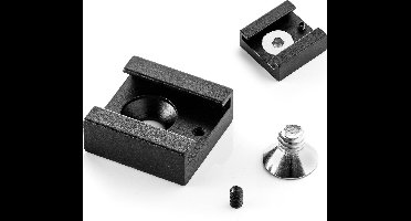 MOJOGEAR Cold Shoe-Mount met 1/4" schroef metaal