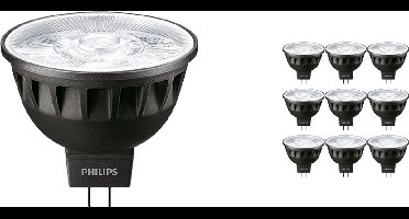 Voordeelpak 10x Philips Master LED Spot GU5.3 MR16 6.7W 420lm 36D - 927 Zeer Warm Wit | Beste Kleurweergave - Dimbaar - Vervangt 35W