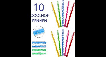 Doolhof Balpen | Puzzel Pen | 10 Pennen