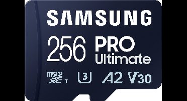 Samsung PRO Ultimate - Micro SD Kaart met Kaartlezer - 256 GB