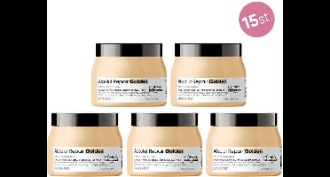 15X L'Oréal Serie Expert Absolut Repair Gold Golden Haarmasker 500ml