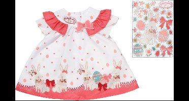 Baby Annabell Paasei met Jurk - Poppenkleding 43 cm
