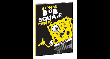 Nickelodeon Notitieboek Sponge Bob B4 Zwart/geel 40 Pagina's
