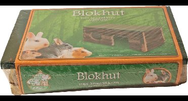 Blokhut Hout 29x19x17 cm