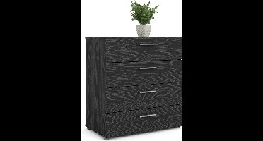 Giga Living Ladekast Pepe - Zwart - 80x44x68cm