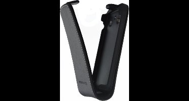 Hoesje - Mobilize - Deluxe Serie - Echt Leer Flipcase - Zwart - Hoesje Geschikt Voor