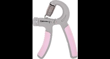 Springos Handtrainer | Handknijper | Knijphalter | Onderarm Trainer | Roze/Grijs
