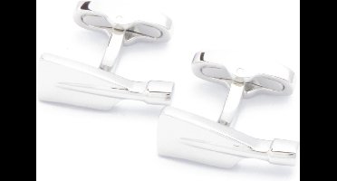 Manchetknopen - Peddel in Hoog Detail Roeien