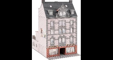Faller - Stadshuis met reparatiewerkplaats