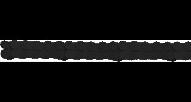 Amscan Slinger Garland 365 Cm Zwart