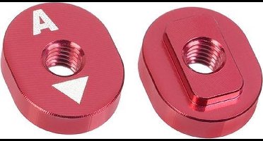 Team Corally - Alum. Excentric Camber Nut - A - 1° - 2 pcs