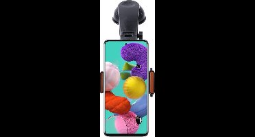 Shop4 - Geschikt voor Samsung Galaxy A51 Autohouder 3 in 1 Dashboard en Ventilatiehouder Zwart