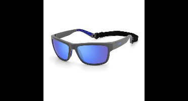 Polaroid PLD 7031/S RIW 5X - Matt Grey/Blue - Zonnebril - Grijs