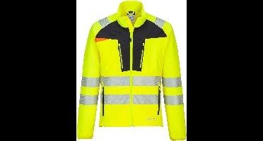 Portwest DX4 Hi-Vis Zip Base Layer Geel/zwart